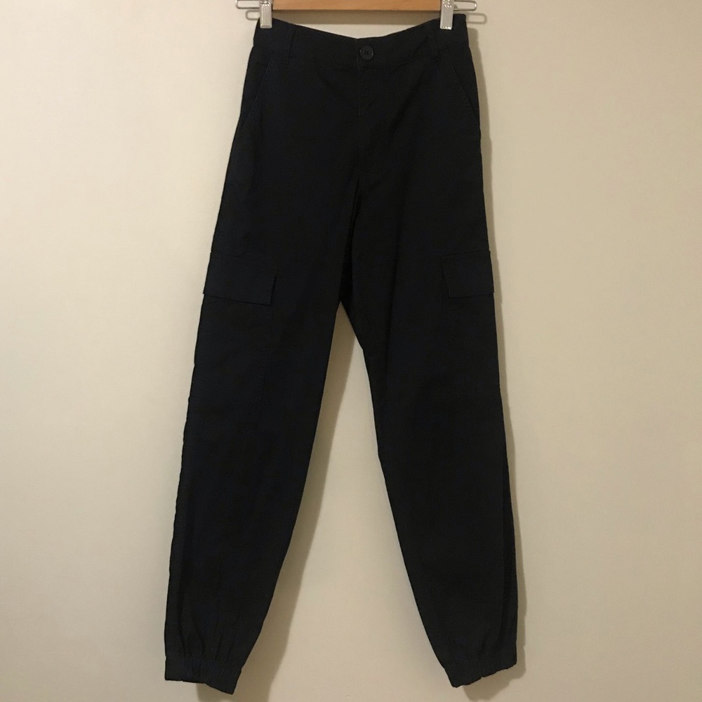 Garage Black Bubble Cargo Pant